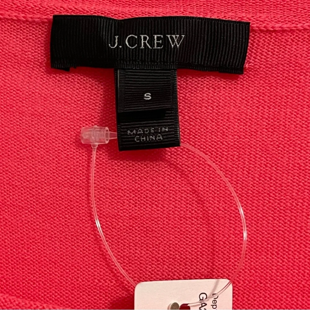 J. Crew Wool Zipper Shoulder Sweater NWT Small